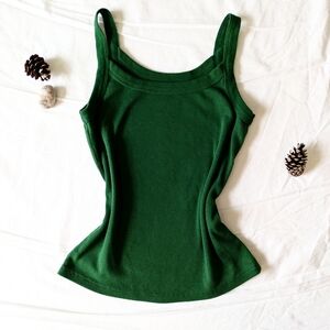 Forest Green fitted cami